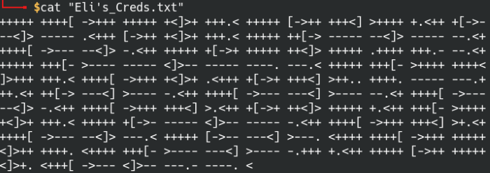 Encoded password file