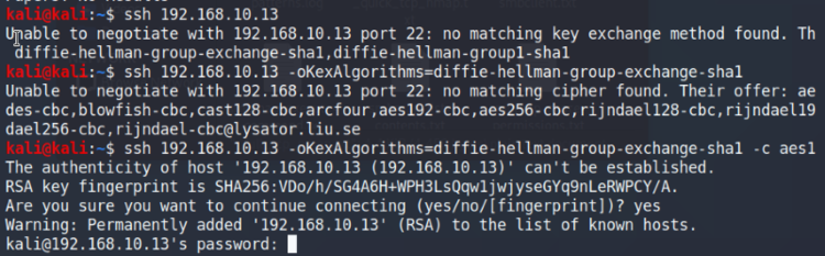 SSH remote connection