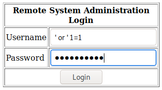 SQL Injection Attack